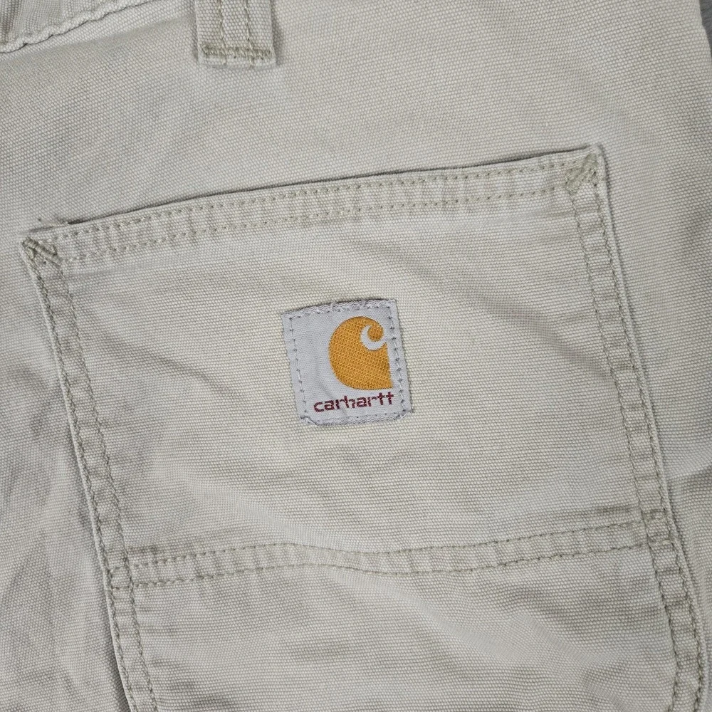 Carhartt Cargo Shorts Mens 42 Beige Relaxed‎ Fit Utility Pockets Workwear